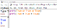 True + True = 2  (Сложные условия в 17 задании)